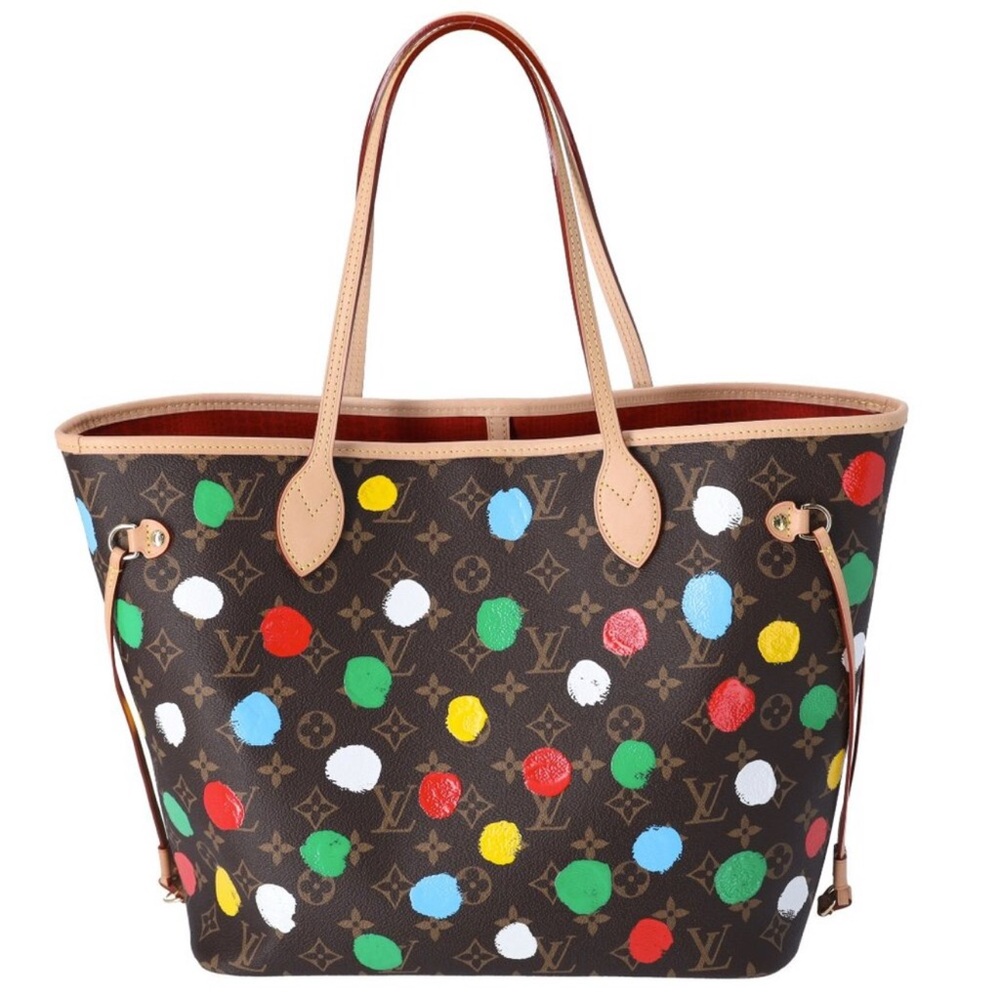 Louis Vuitton Limited Edition Neverfull x Yayoi Kusama Monogram Painted Dots